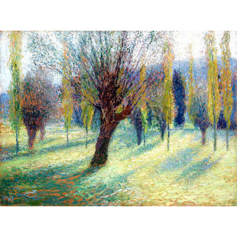 РЕПРОДУКЦИИ НА КАРТИНИ Върби в Зелената долина (1909)